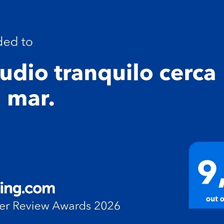 아파트 Estudio Tranquilo Cerca Del Mar.